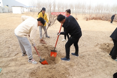 省地矿局水文二队：开展“植绿护绿、播种未来”义务植树活动