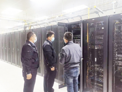 德州公安经开区分局网安大队到辖区互联网单位进行网络安全检查