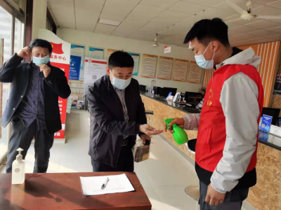 夏津白马湖镇便民服务中心：防疫走心 群众放心