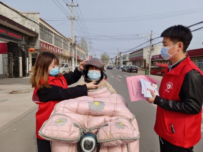 宁津刘营伍：开展交通安全宣传活动