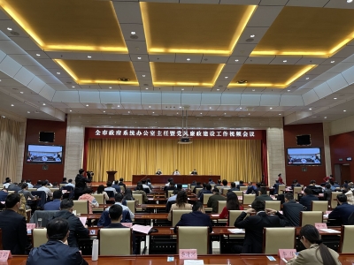 德州政府系统办公室主任暨党风廉政建设工作视频会议召开