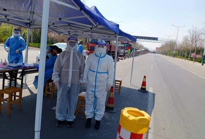 抗疫一线巾帼不让须眉 | 德州市公路巡查中心巡查一大队女巡查员递交“火线入党申请书”