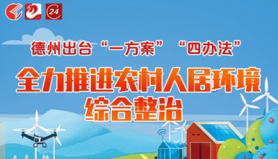 一图读懂 | 德州出台“一方案”“四办法”，全力推进农村人居环境综合整治