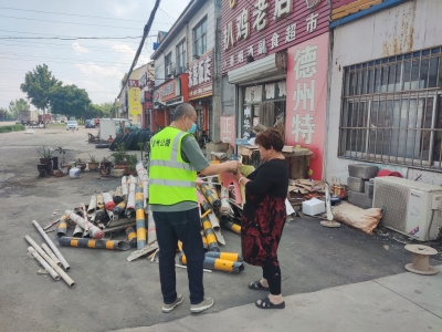 德州市公路中心城区分中心：宣传依法护路知识  保障道路安全畅通