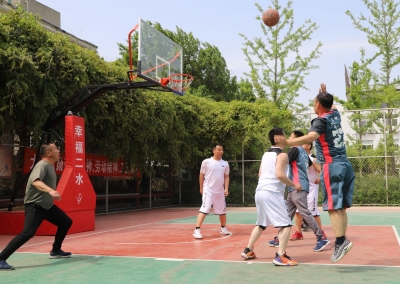省地矿局水文二队举办职工篮球联赛