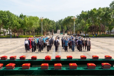 德州市举行零散烈士墓迁移集中安葬仪式