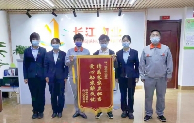 蔬菜滞销菜农愁 长江物业帮“带货”