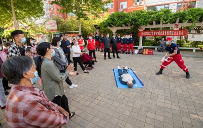 德州市委宣传部、德州市应急局开展2022年防灾减灾宣传教育进社区活动