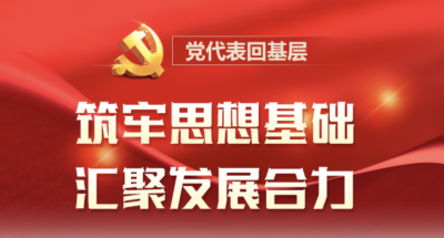 党代表回基层｜筑牢思想基础 汇聚发展合力