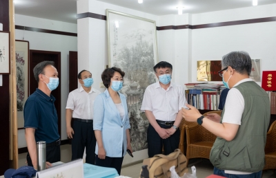 德州市委常委、宣传部部长祁小青调研市文联市属文艺家协会工作