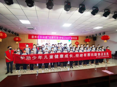 齐河县开展“扫黄打非·护苗2022”进校园活动