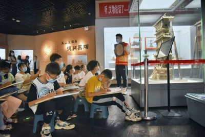 童心妙手绘文物 | 德州市博物馆中的“美术课”