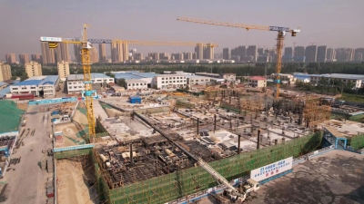 300余工人在岗，假期不停工 | 德城区肛肠医院新院区建设项目稳步推进