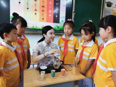 德州市实验小学春晖校区开展茶文化进校园活动
