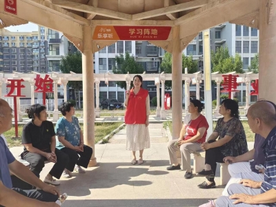 微宣讲传递“大能量” | 乐陵市市中街道小区有了“宣讲亭” 