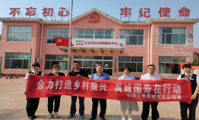 中国人寿禹城市支公司 | 开展“企村结对”共建活动