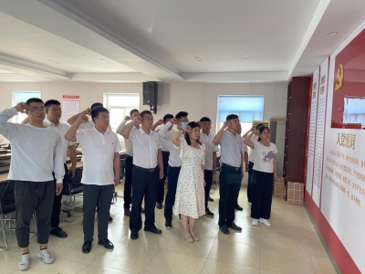 陵城区边临镇“庆七一•迎新人” | 新党员集体入党宣誓