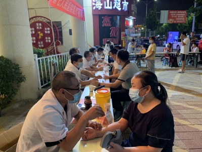 “健康地摊儿”摆起来 | 德州市第七人民医院开启“医疗夜市”活动