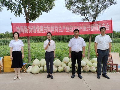 庆云县渤海路街道：党建共同体助力乡村振兴