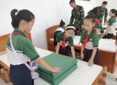 请党放心 强国有我 | 乐陵挺进小学学生走进武警部队开展研学活动