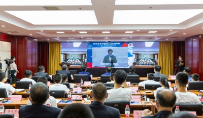 中韩友城（德州-始兴）青少年围棋友谊赛开赛 朱开国任炳泽出席开幕式