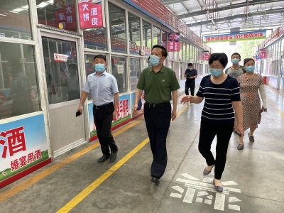 德州市政协主席卜祥联督导天衢新区全国文明城市创建工作