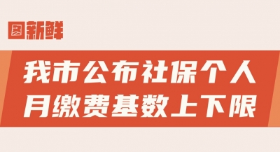 图新鲜丨德州公布社保个人月缴费基数上下限