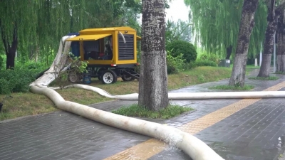 武城一新建节制闸完成首次排涝