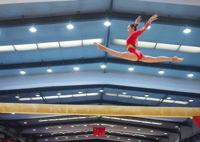 【钱眼·德报现场】全国体操团体锦标赛女子单项团体决赛四金决出