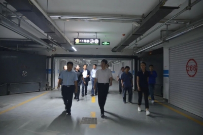 山东省人防办调研宁津县人防工程