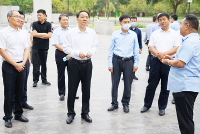 德州市委副书记、市长朱开国到陵城区调研