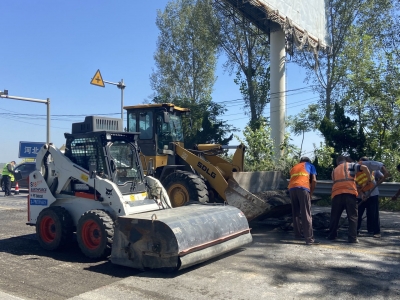 乐陵公路分中心开展秋季道路专项养护