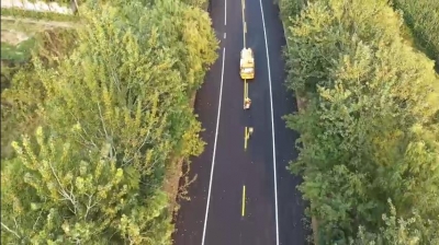 提前15天！G339滨榆线大修工程完成主路面沥青铺筑  