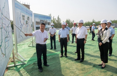 德州市委副书记、市长朱开国调研水系连通工程建设工作