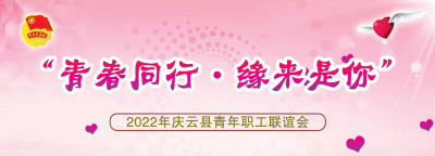 “青春同行•缘来是你”庆云县青年职工联谊会成功举办