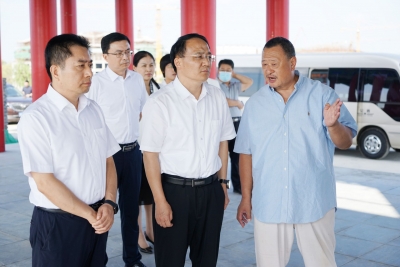 德州市委副书记、市长朱开国到齐河县调研旅游工作