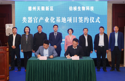 伯桢生物类器官北方基地项目落户德州天衢新区
