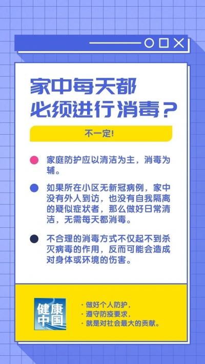 防疫科普 | 疫情期间居家消毒，这6大误区要避开！