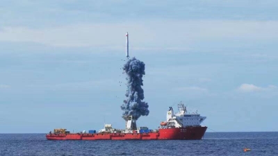 1，2，3，4！一发一发连着干！欢迎到海阳看火箭发射！