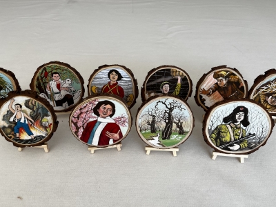 乐陵丁坞镇：创新载体 农民画家枣木片上镌刻乡愁