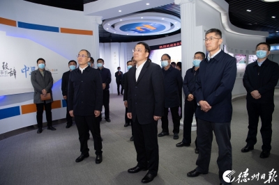 德州市委副书记、市长朱开国到陵城区调研