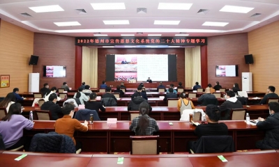 德州市宣传思想文化系统党的二十大精神专题学习会召开