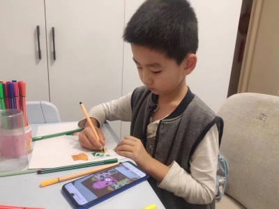 天衢新区宋官屯街道金河社区 | 公益美术绽放青春之光