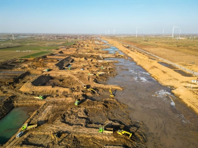 抢进度赶工期，正是水利大干时！山东水网“一轴四横”德州市域连通西线引调水项目（一期）加速推进