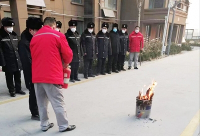 天衢新区宋官屯街道曹村社区：消防演练进社区 安全意识入人心