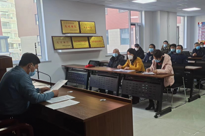 长河街道杨庄社区开展“学习二十大永远跟党走”主题宣讲活动