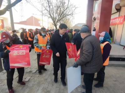 乐陵花园镇：慰问环卫工人