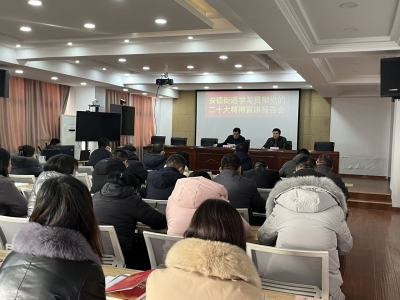 陵城区安德街道：理论宣讲入基层 再掀学习新热潮