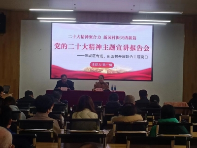 学习宣传贯彻党的二十大精神 | 党代表孙一倩走进德城区新园村农业科技示范园宣讲党的二十大精神