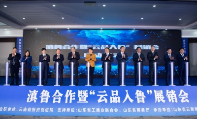 滇鲁合作暨“云品入鲁”展销会在齐河启动 王随莲高峰田卫东等出席仪式